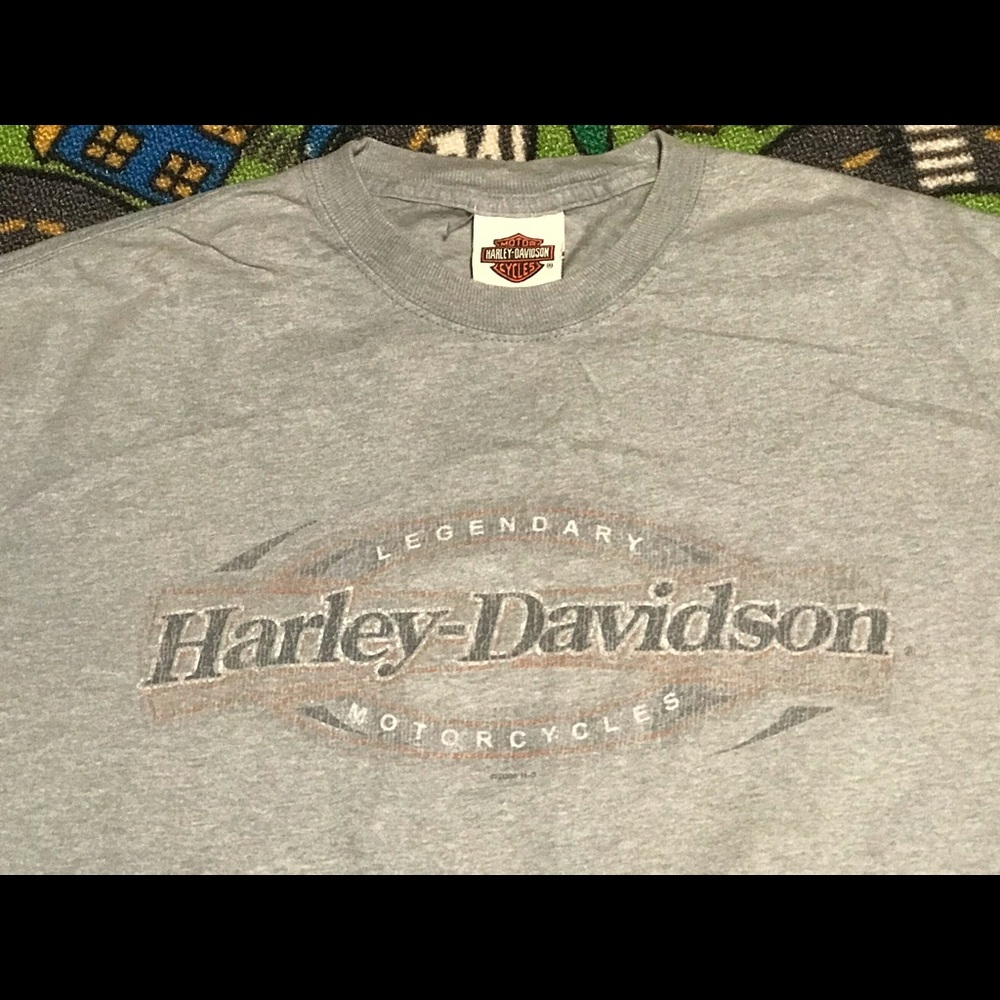 Vtg Chicago Harley Davidson Mens Large Shirt